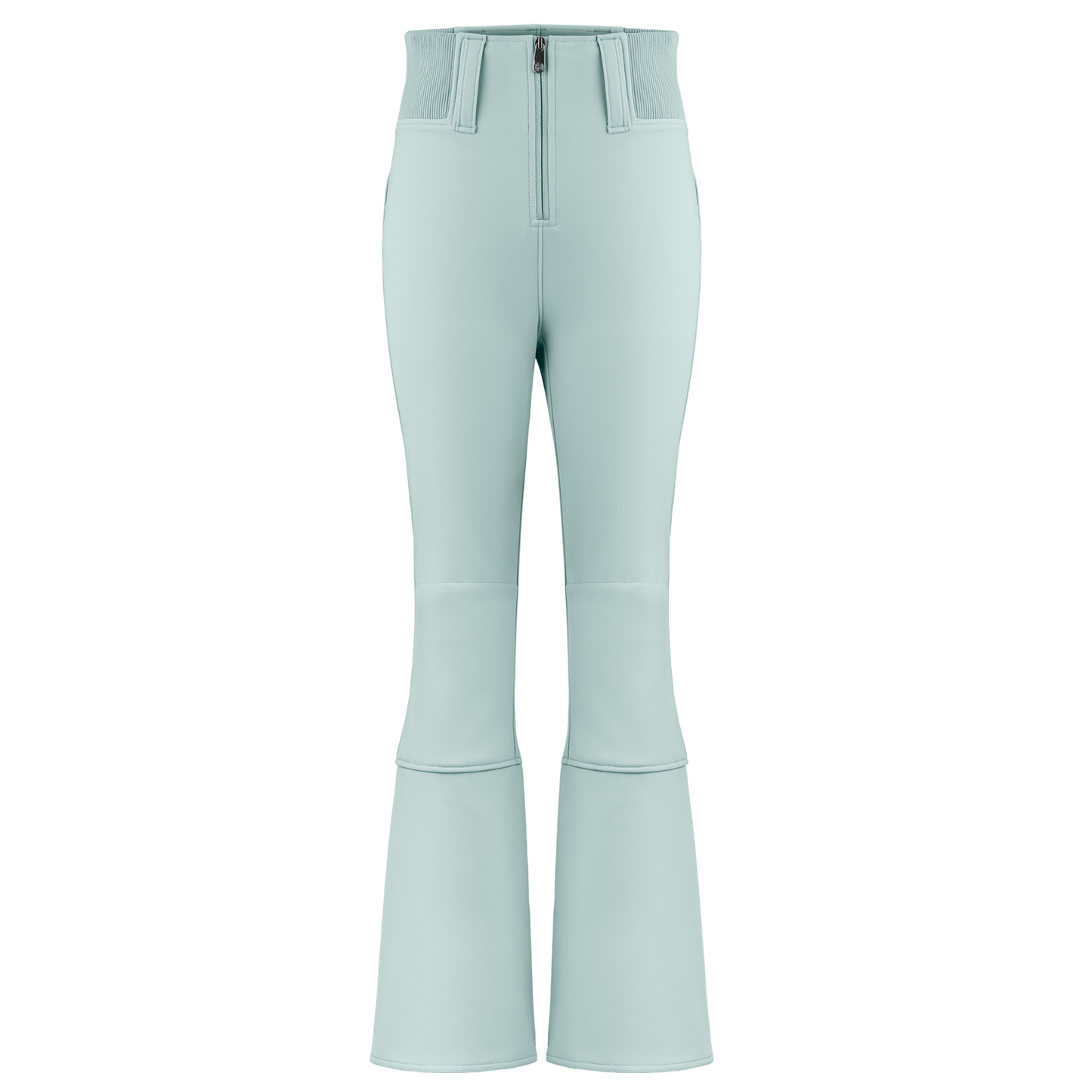 Poivre Blanc Women's soft shell stretch ski pants in Aloe Blue 1121 (Regular length)