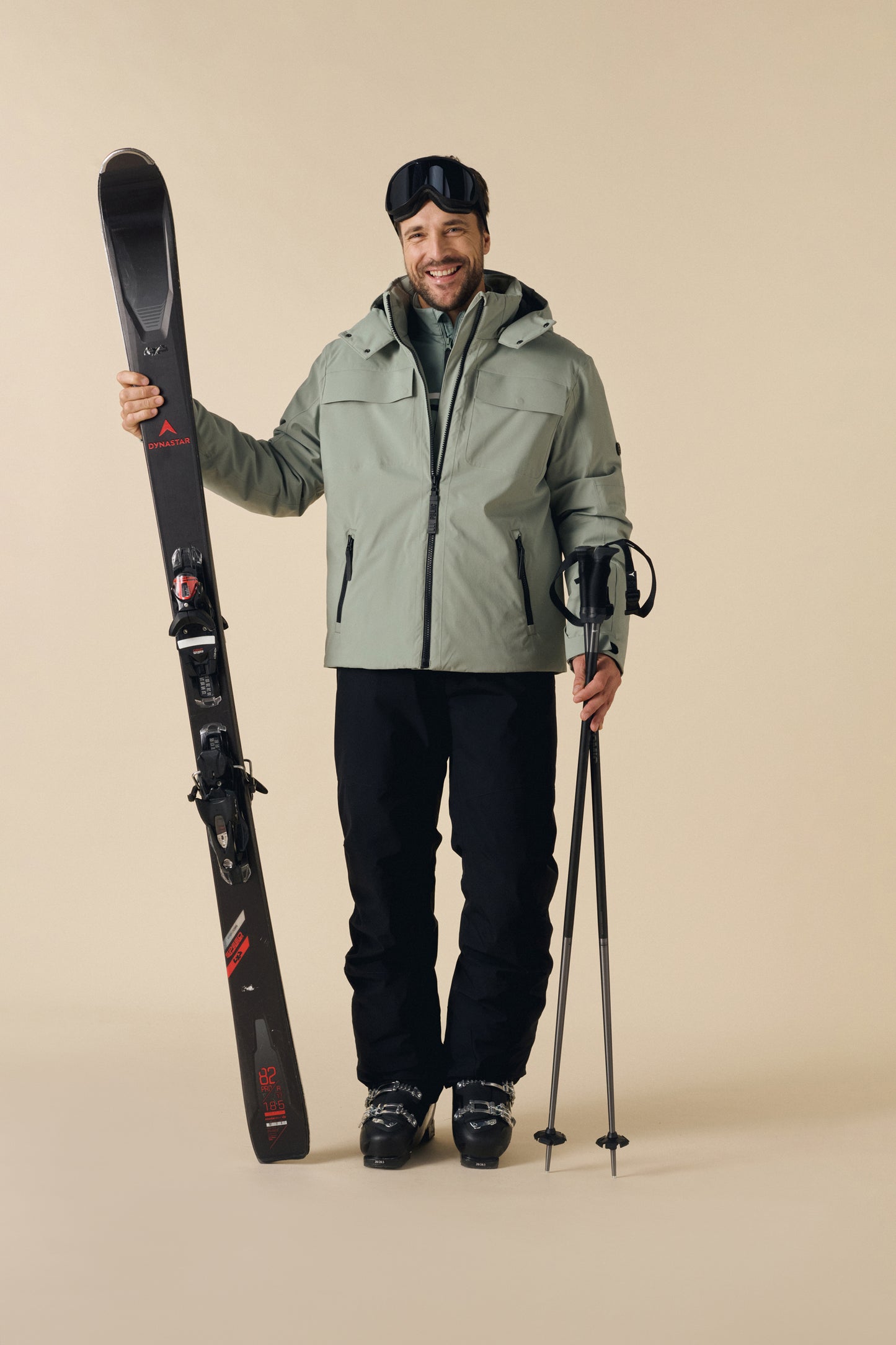Men's Ski Jacket Clay Green
