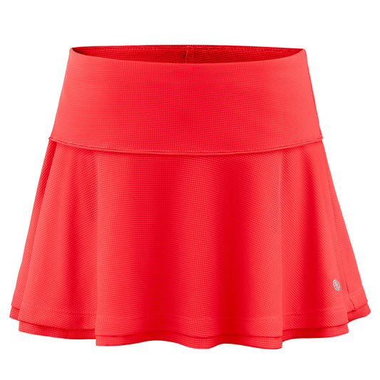Poivre Blanc Women's Tennis & Padel Skort 2129 in Techno Red