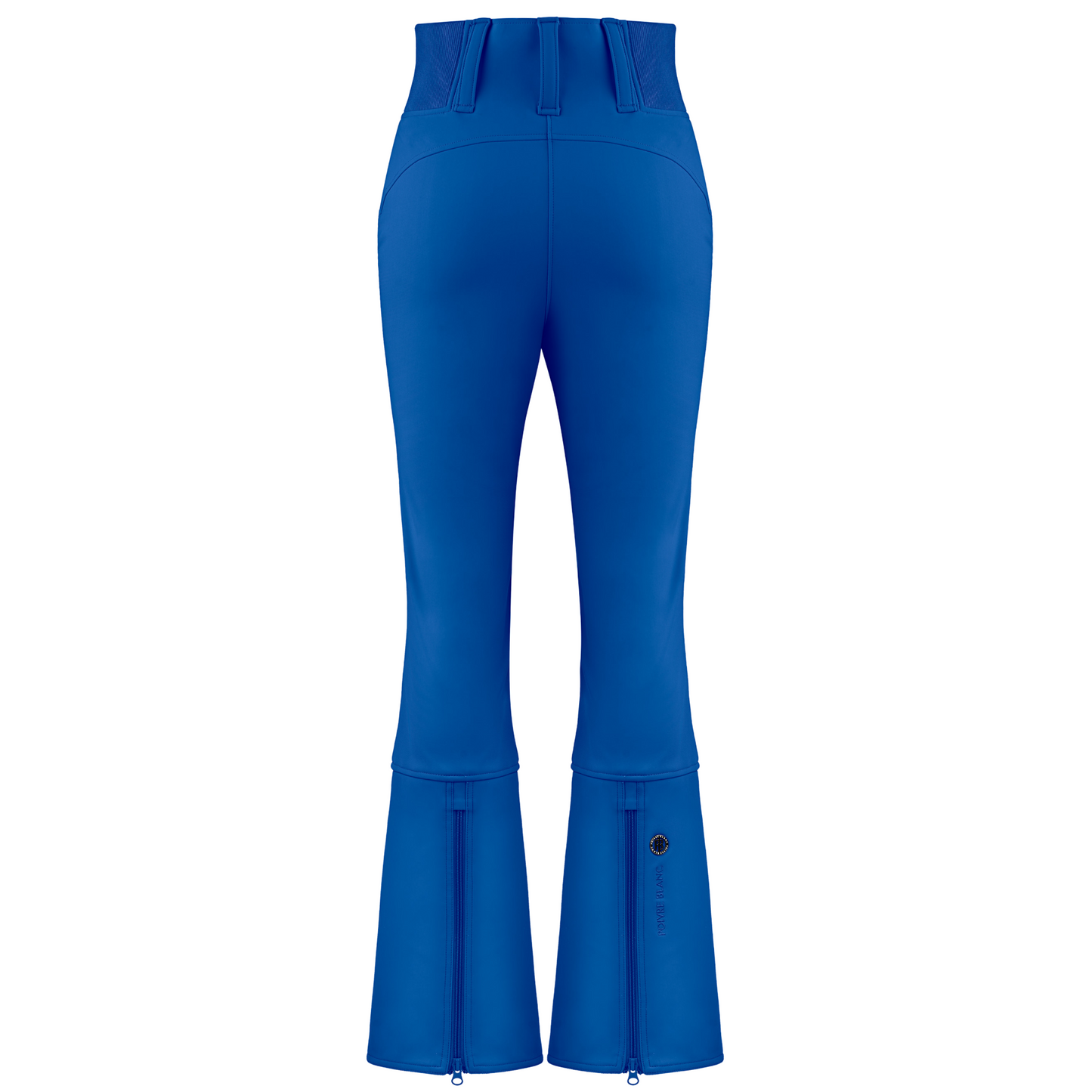 Poivre Blanc Women's soft shell stretch ski pants in Acid Blue 1121 (Regular length)