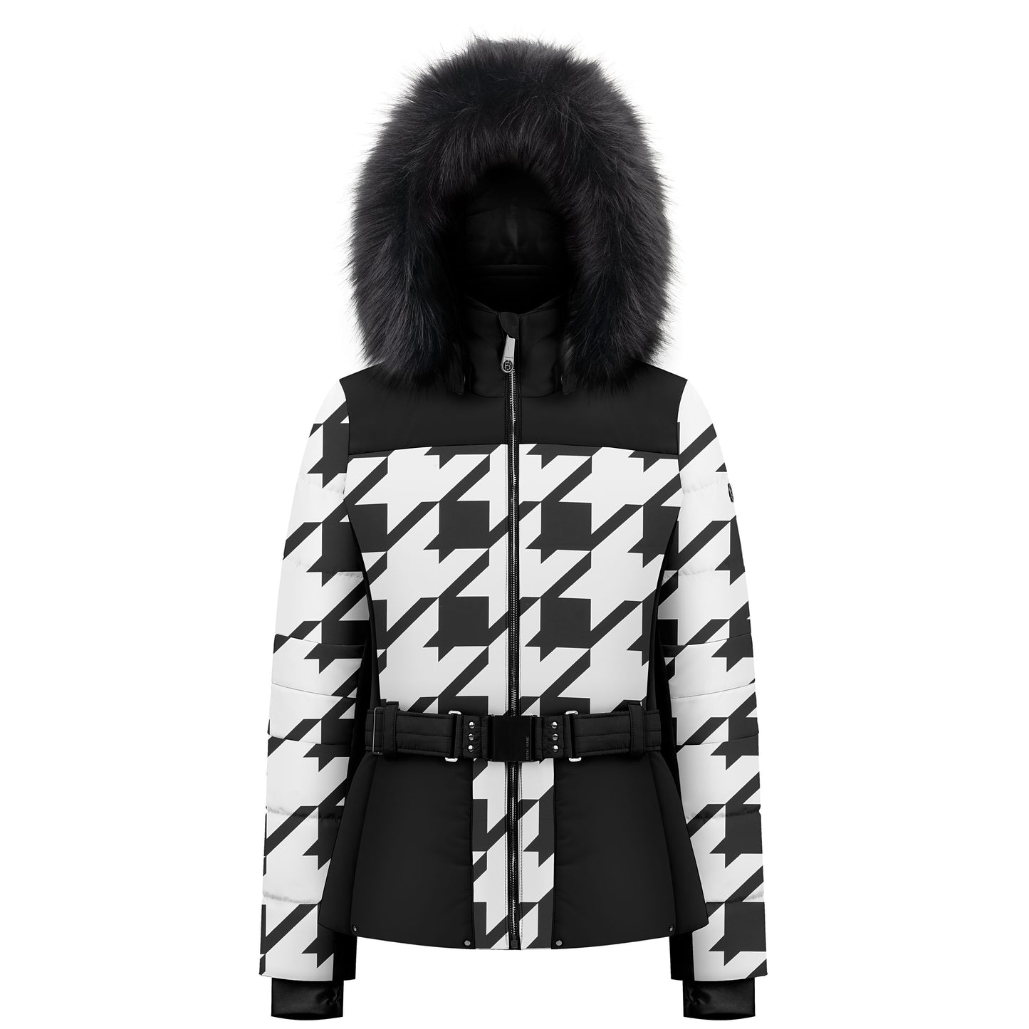 Check Black Women's Ski Jacket 1003