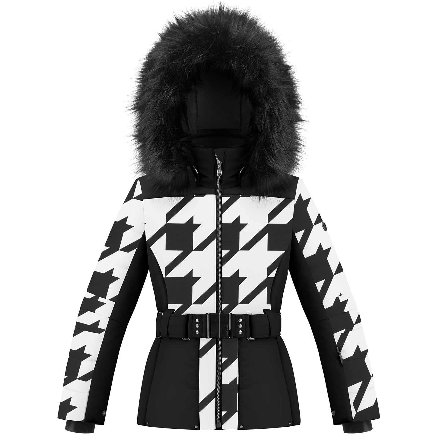 Check Black Women's Ski Jacket 1003