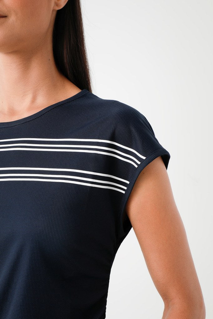 Women's Eco-Active Light capped sleeve T-shirt 2101 in Oxford Blue