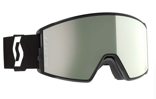 SCO GOGGLE REACT AMP PRO (MINERAL BLACK/WHITE) + EXTRA LENS
