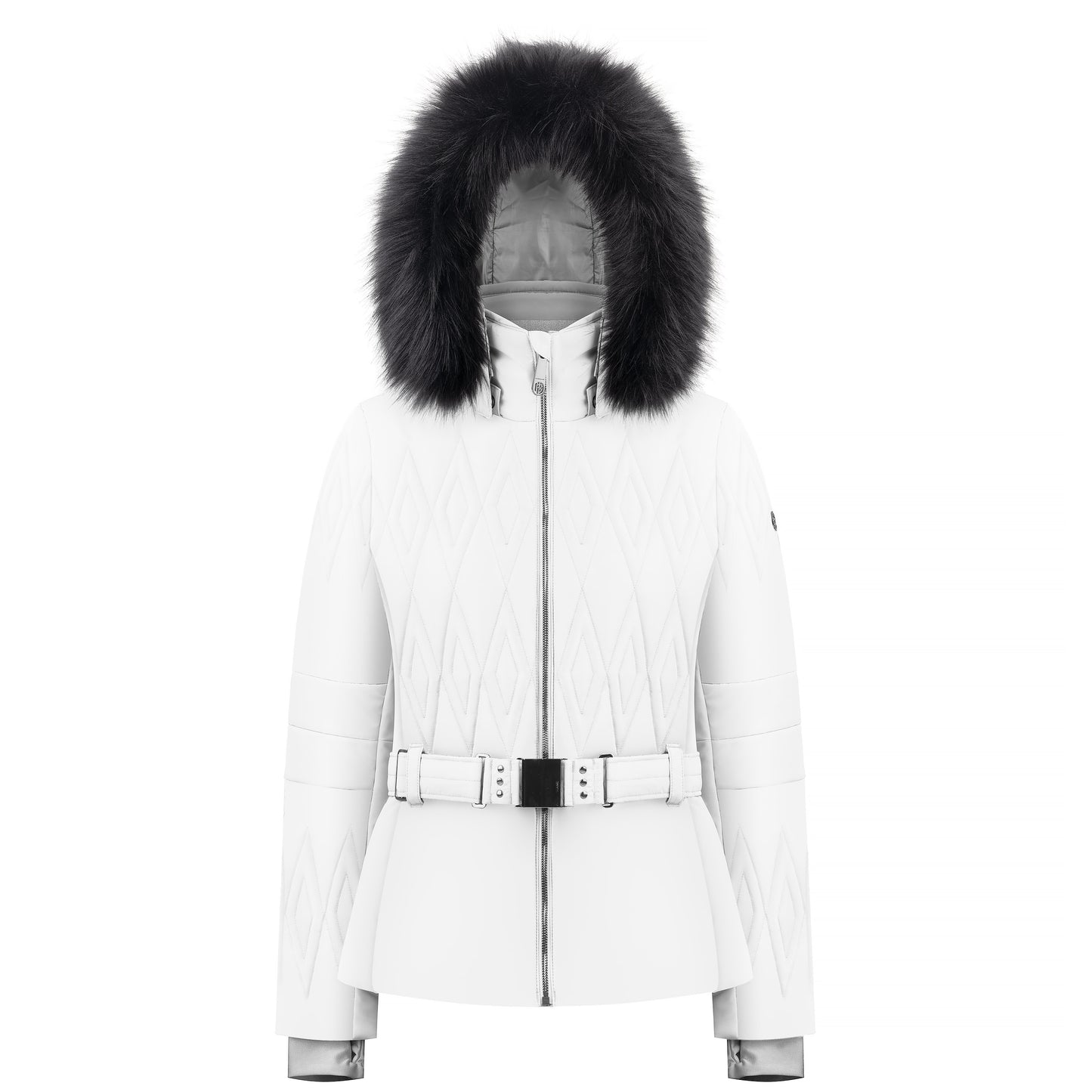 Poivre Blanc Women's Hybrid Ski jacket in White 1003