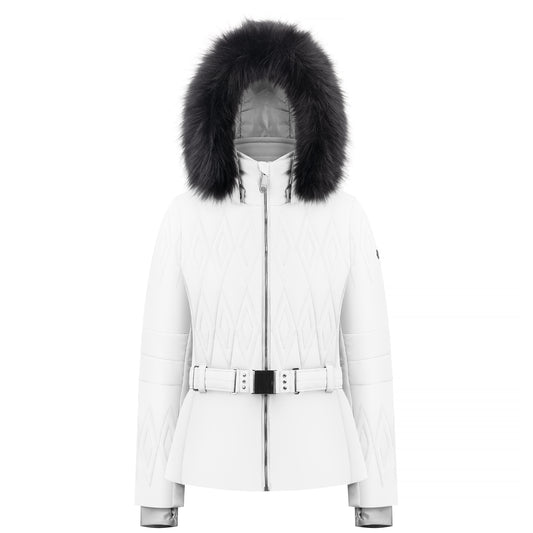 Poivre Blanc Women's Hybrid Ski jacket in White 1003