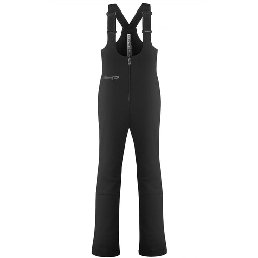 Poivre Blanc Women's Ski Bib Pants in Black 0824