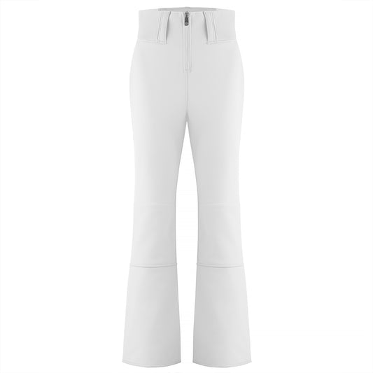 Poivre Blanc Women's soft shell stretch ski pants in White 1121