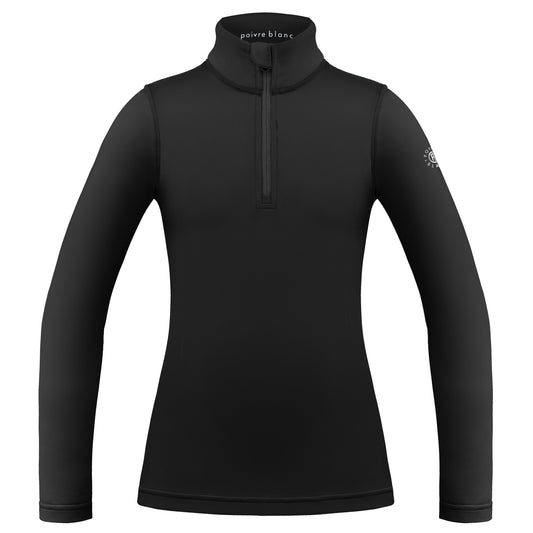 Poivre Blanc Women's Base Layer top in Black 1940