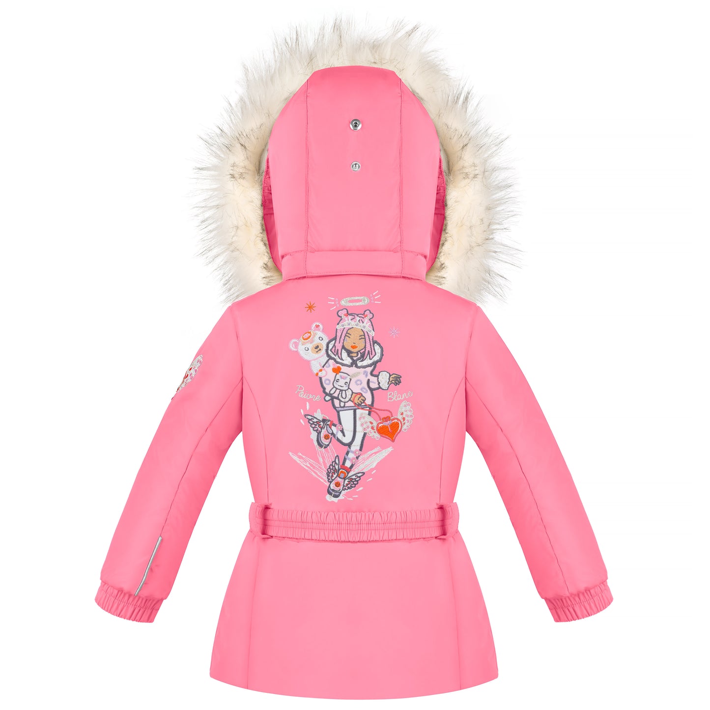 Poivre Blanc Baby Girl's Ski Jacket in Glory Pink 1003