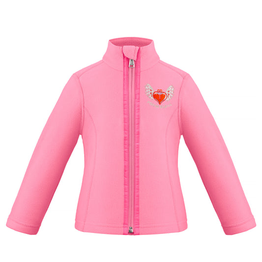Poivre Blanc Baby Girl's Ski micro Fleece in Glory Pink 1500