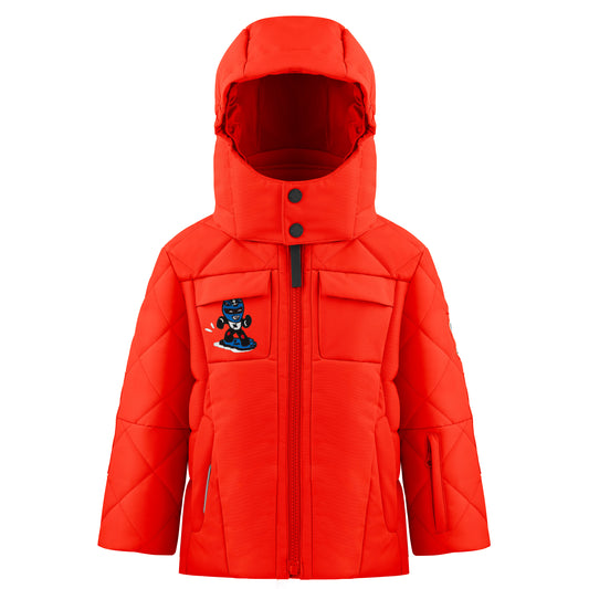 Poivre Blanc Baby Boy's Ski Jacket in Scarlet Red 0900