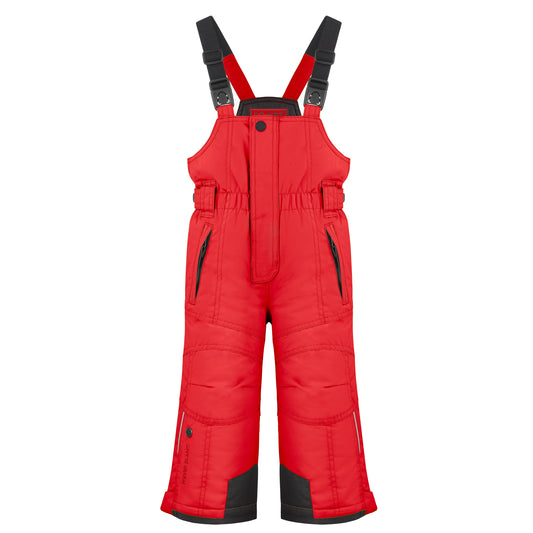 Poivre Blanc Baby Boy Ski Bib Pant in Scarlet Red 0924