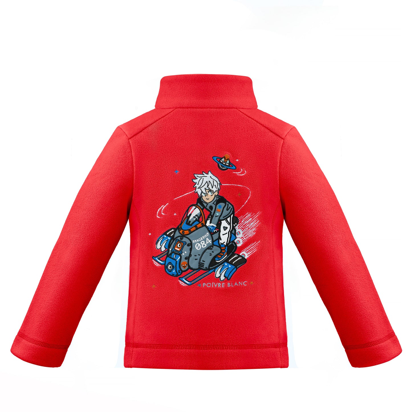 Poivre Blanc Baby Boy's Ski Micro Fleece Jacket in Scarlet Red 1510