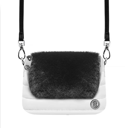 Poivre Blanc Belt Bag in Bubbly White 9096