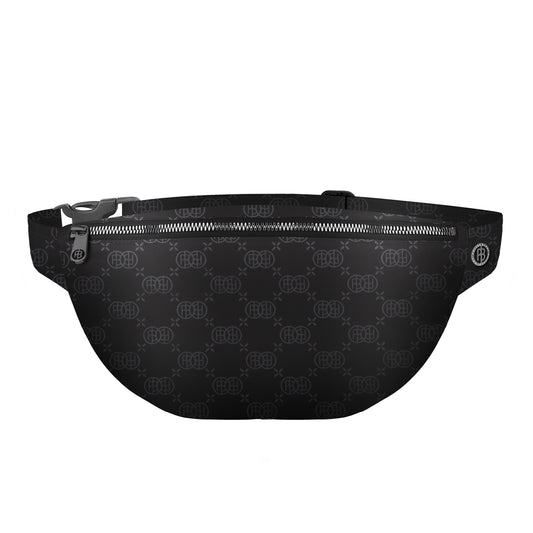 Poivre Blanc Embo waist bag in Black 9095