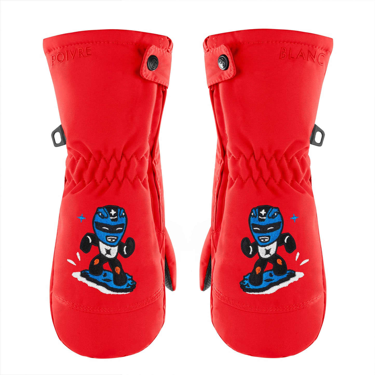 Poivre Blanc Baby Boy's Ski Mittens in Scarlet Red 0973
