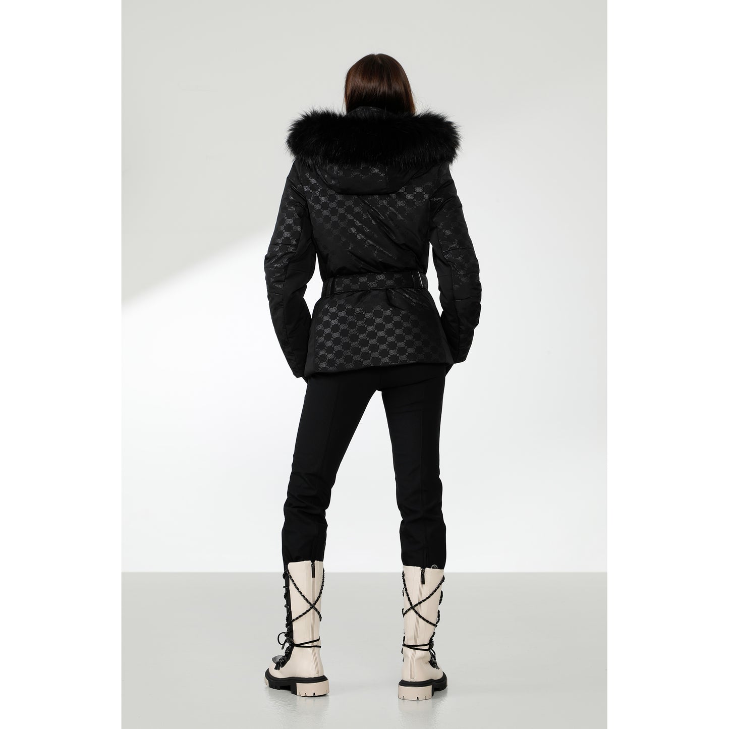 Poivre Blanc Embo Jacket in Black 1003 E