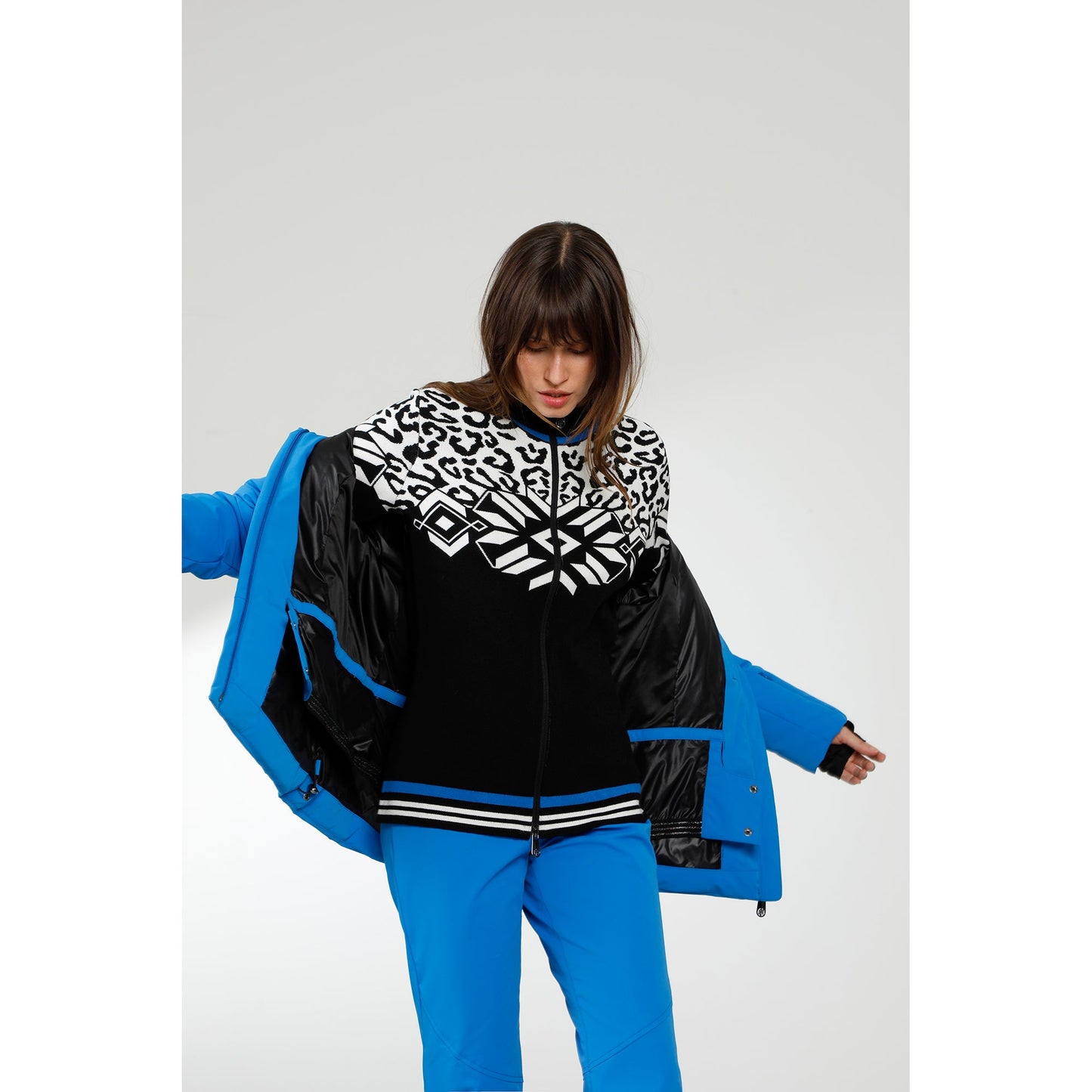 Women's Stretch Ski Jacket King Blue 0802