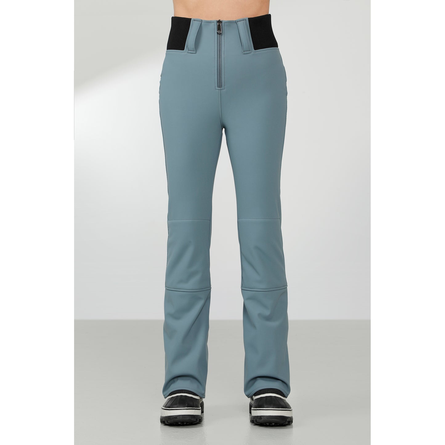 Poivre Blanc Women's soft shell stretch ski pants in Black 1121 (Regular length)