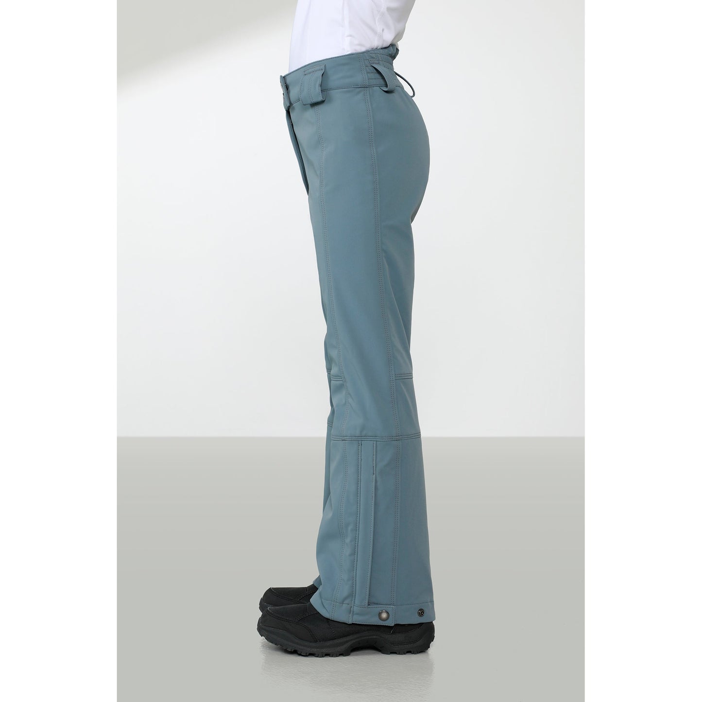 Poivre Blanc Junior Girl's slim stretch ski pant in White 0820