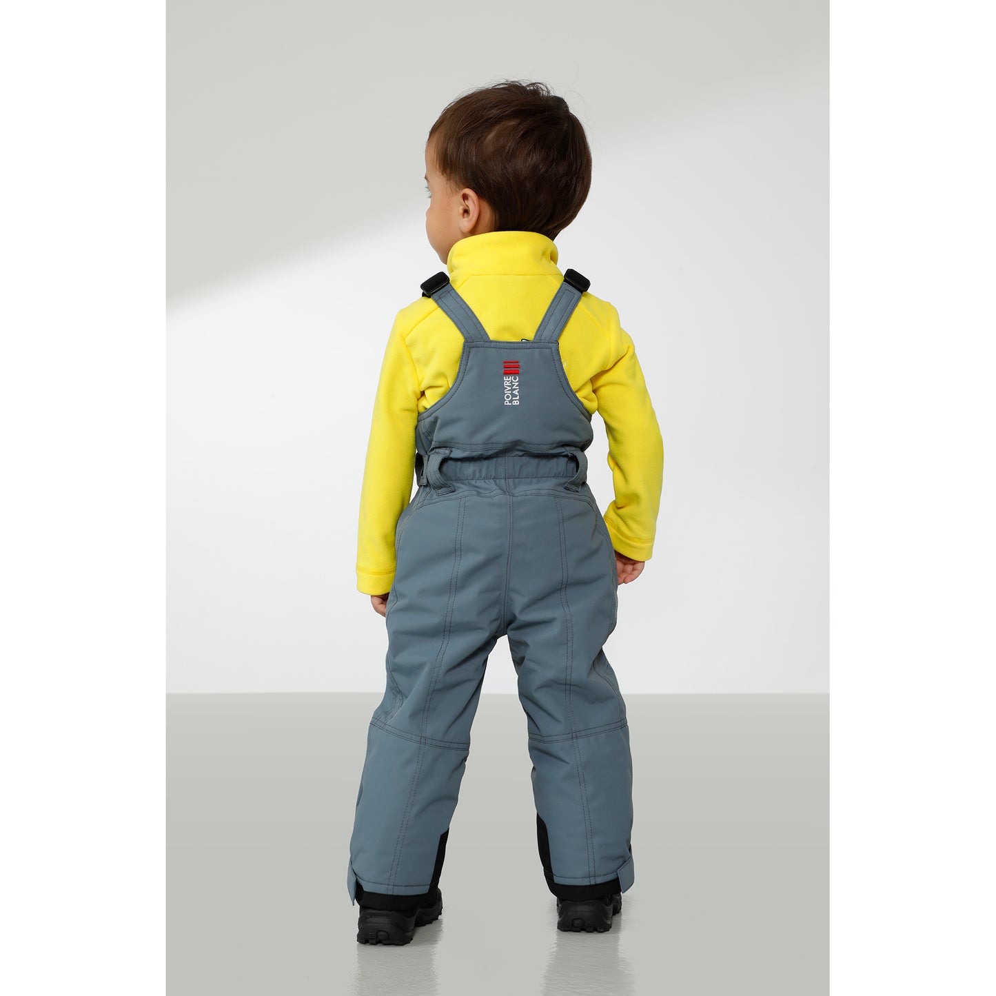 Poivre Blanc Baby Boy Ski Bib Pant in Scarlet Red 0924