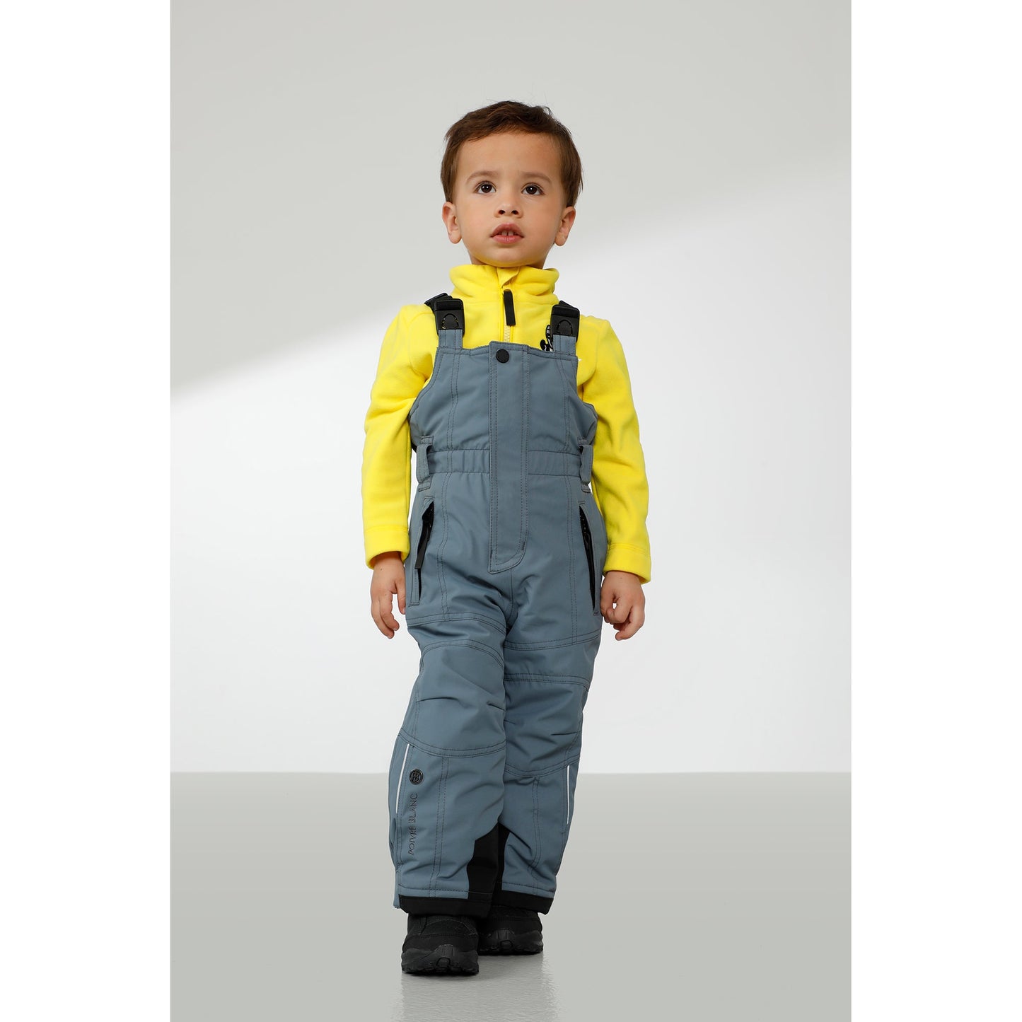 Poivre Blanc Baby Boy Ski Bib Pant in King Blue 0924