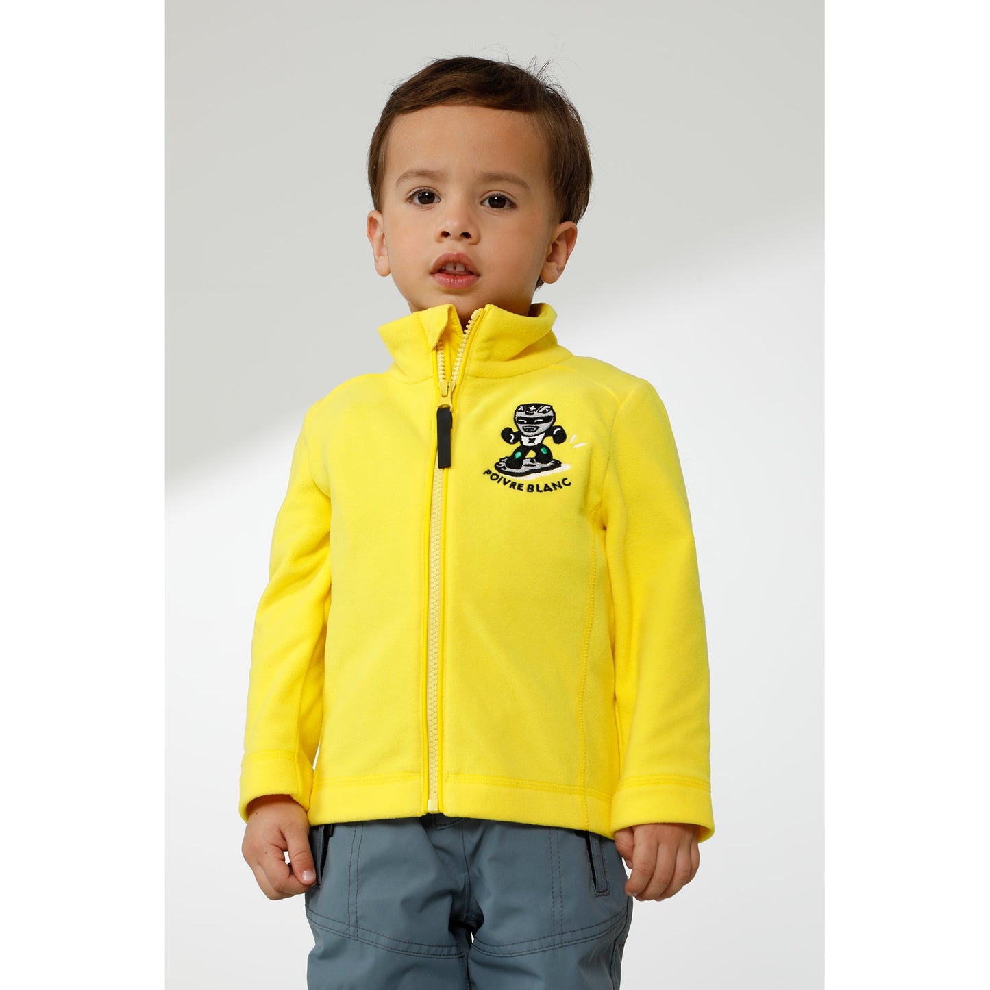 Poivre Blanc Baby Boy's Ski Micro Fleece Jacket in Scarlet Red 1510