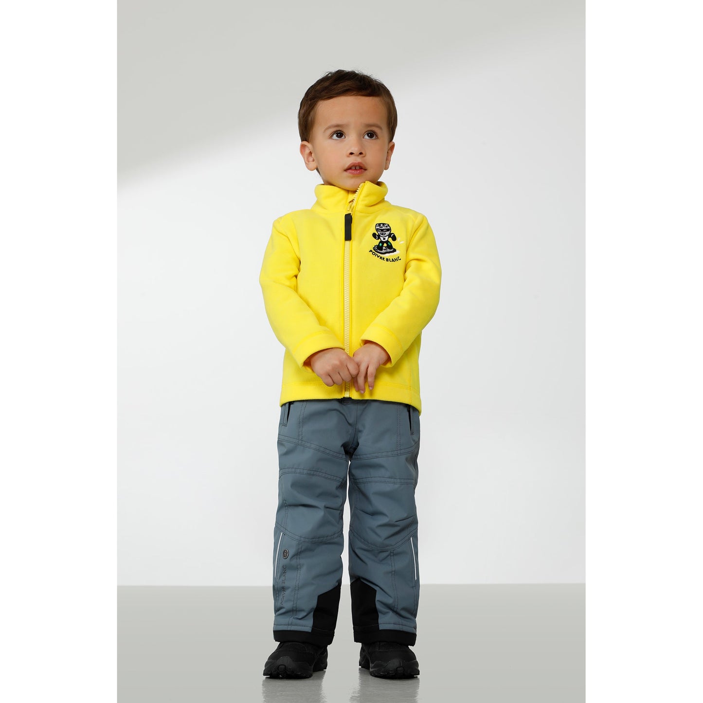 Poivre Blanc Baby Boy's Ski Micro Fleece Jacket in Scarlet Red 1510