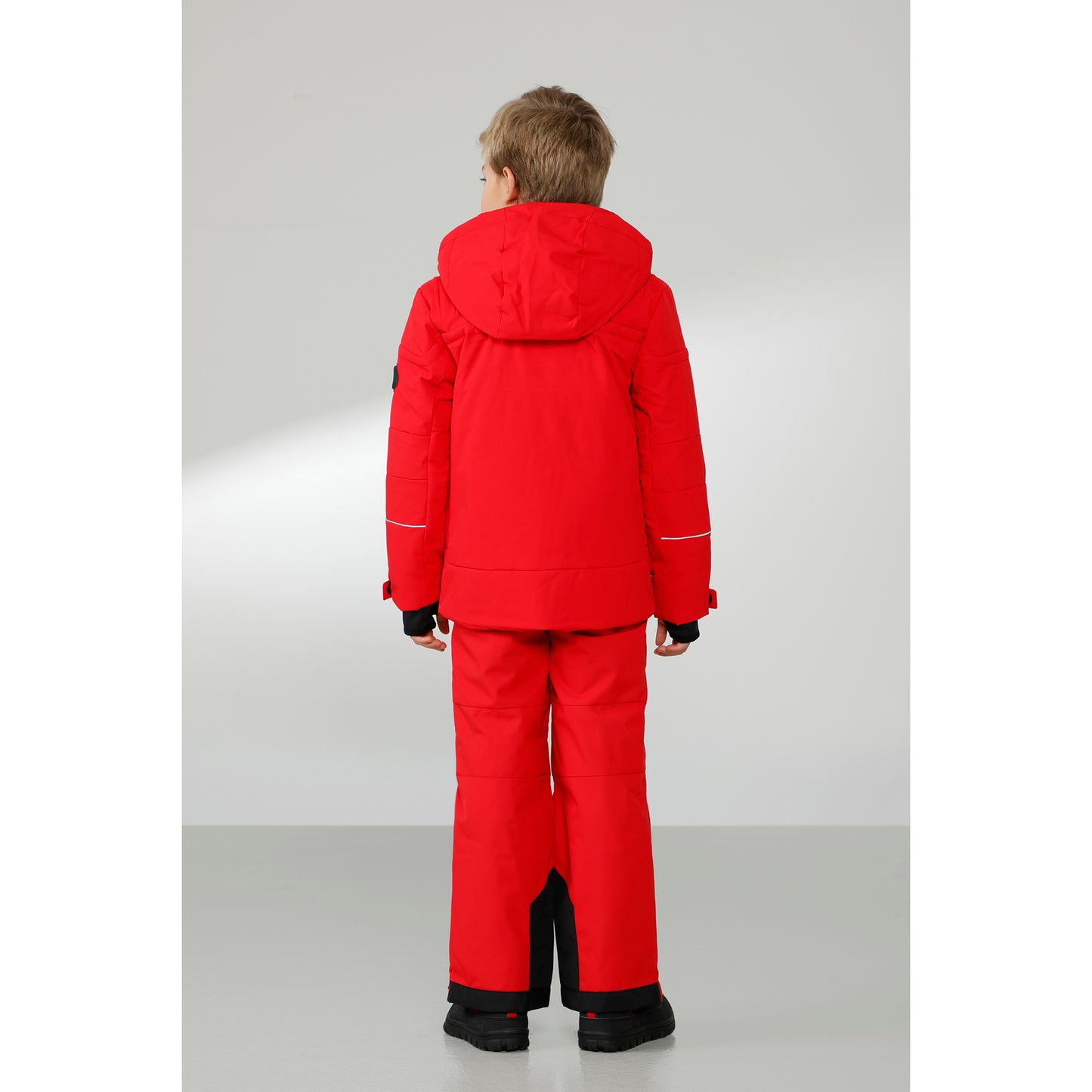 Poivre Blanc Junior Boy Ski Jacket in Red