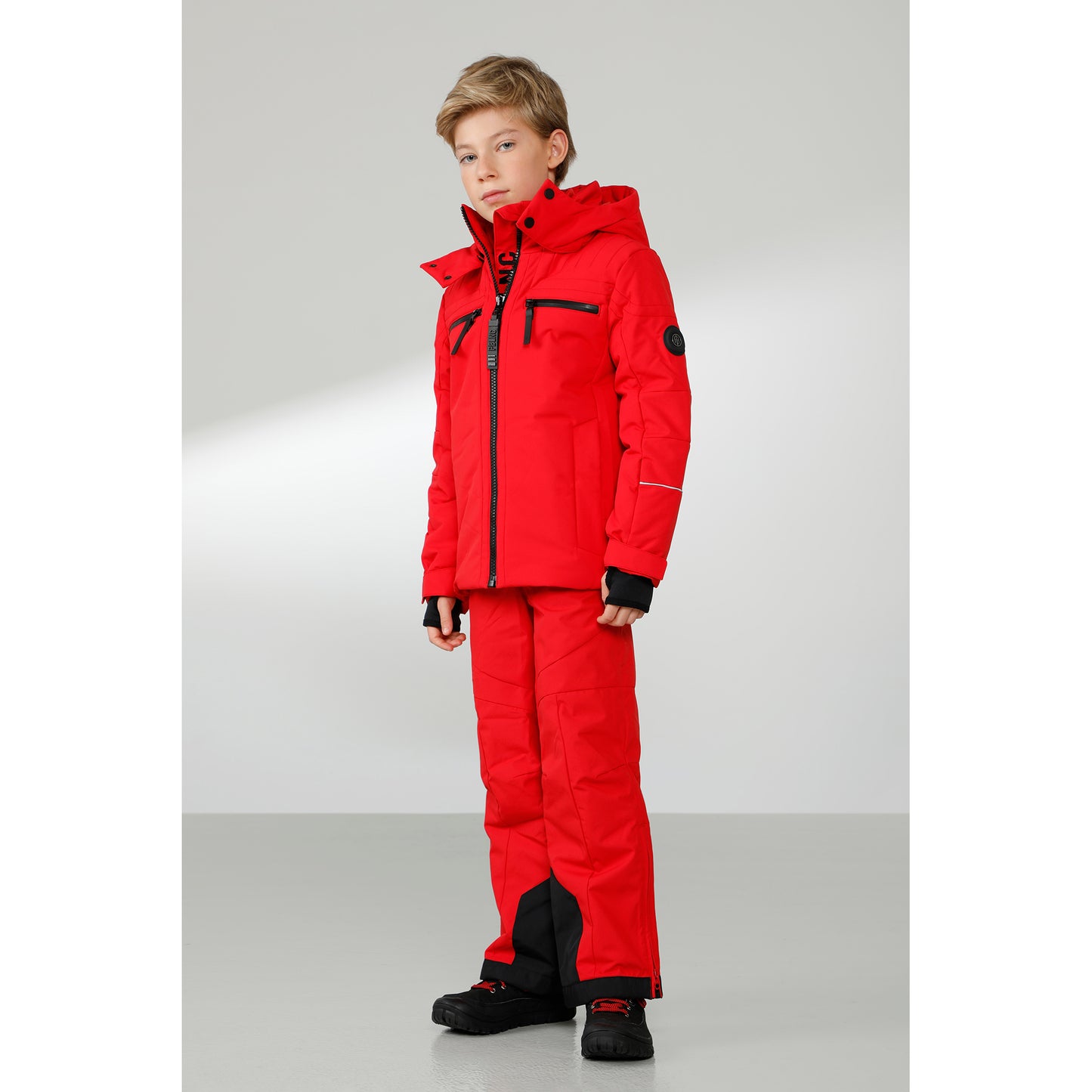 Poivre Blanc Junior Boy Ski Jacket in Red