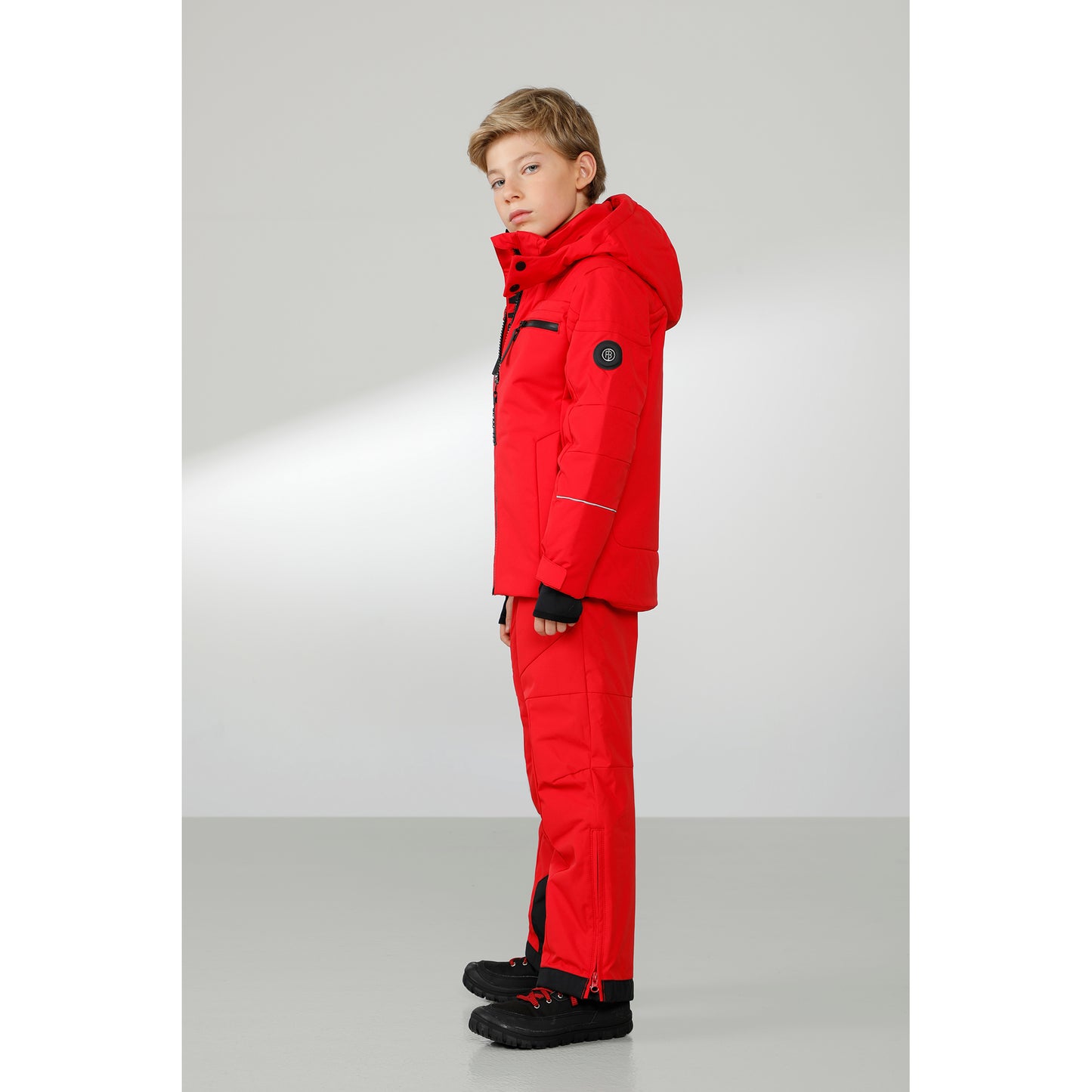 Poivre Blanc Junior Boy Ski Jacket in Red
