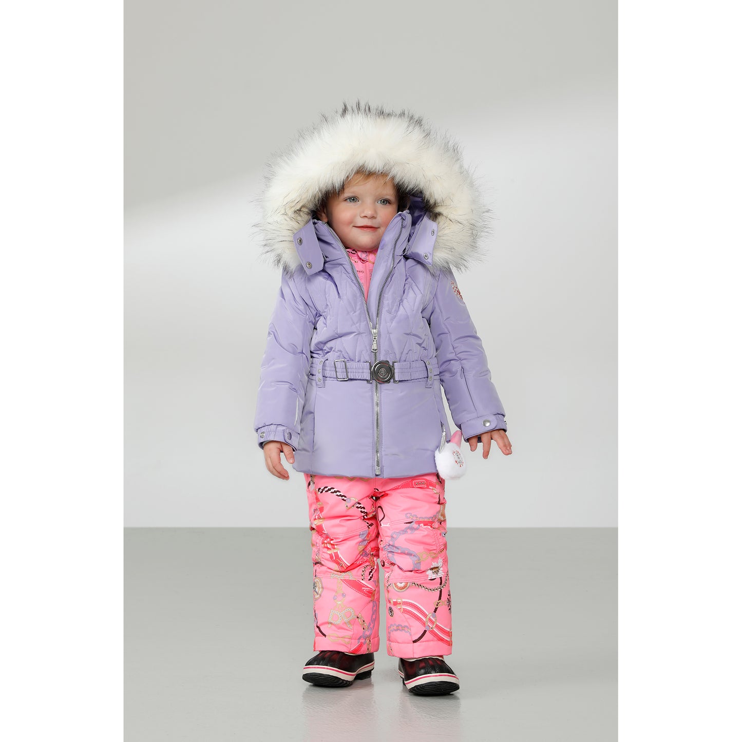Poivre Blanc Baby Girl's Ski Jacket in Glory Pink 1003