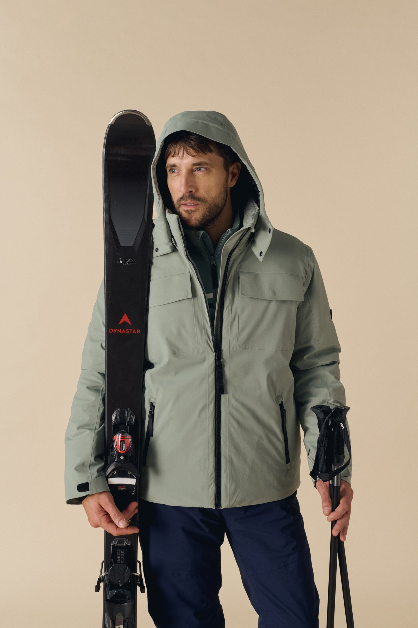 Men's Ski Jacket Clay Green