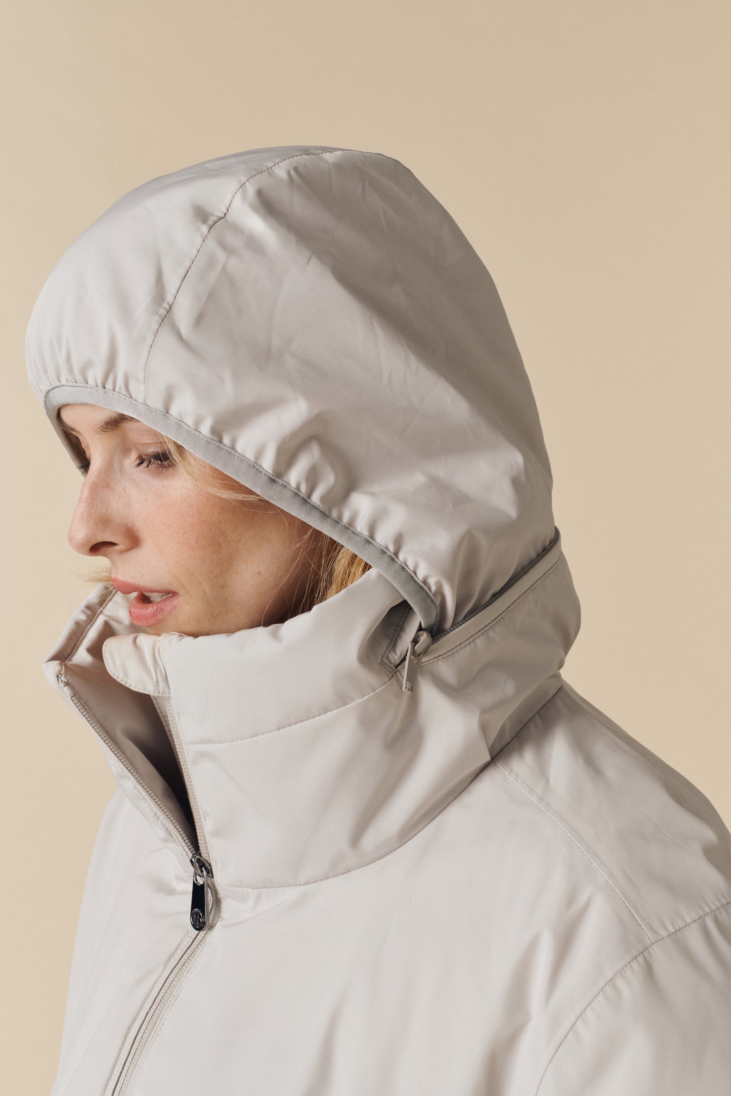 Women's Ski Flight Jacket in Mineral Grey 1002