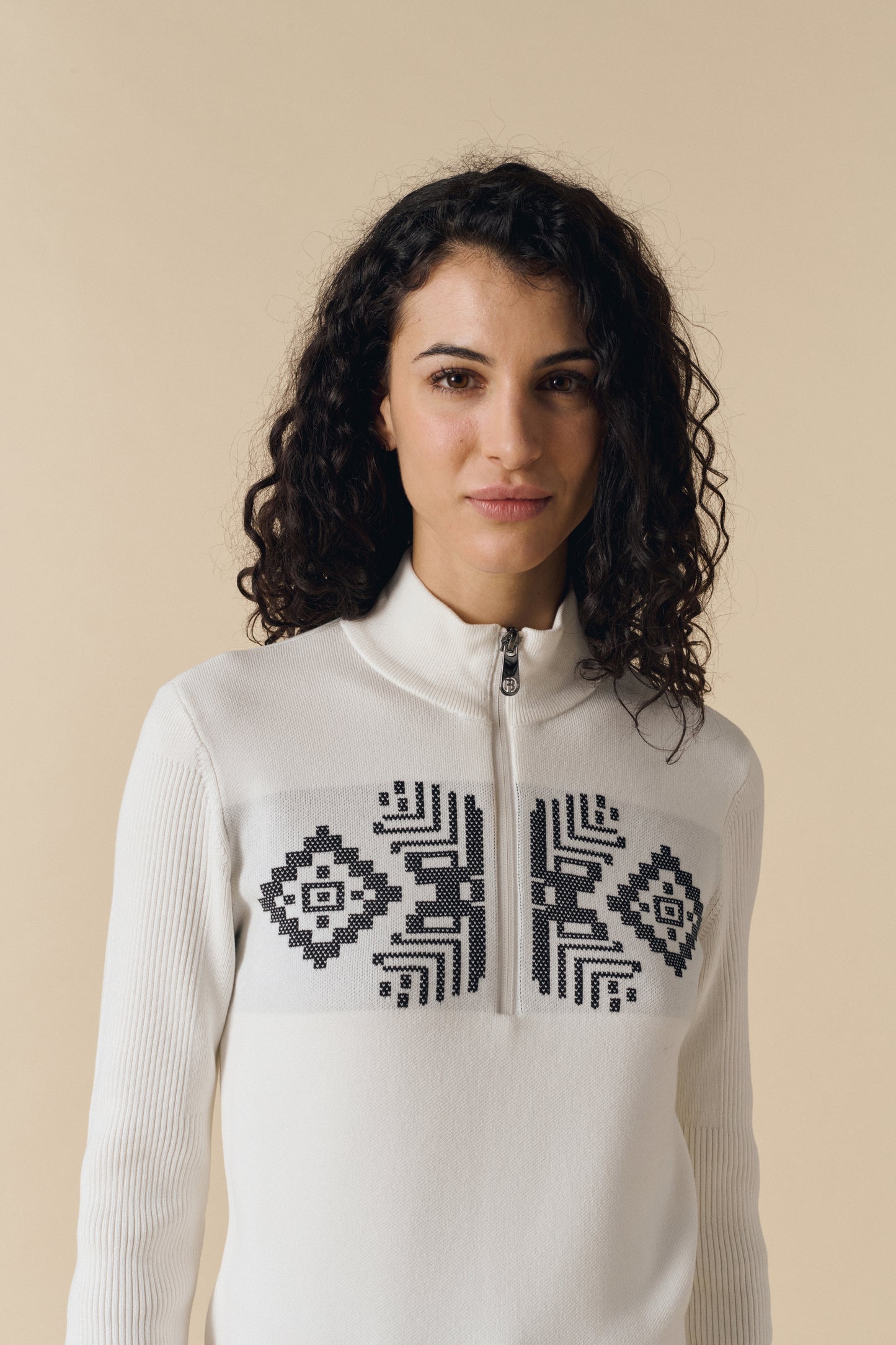 Poivre Blanc knit Sweater in White 3540 (3)