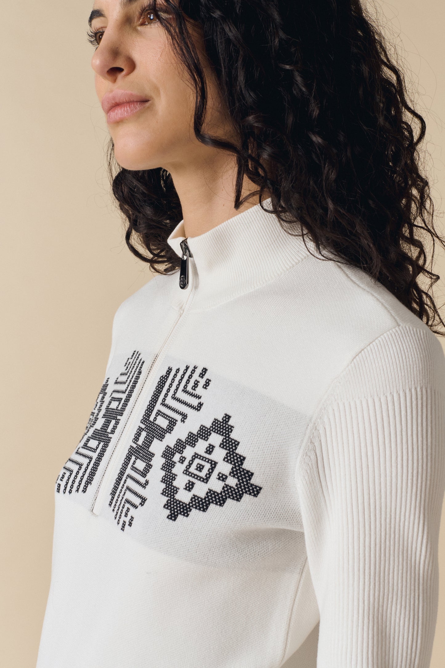 Poivre Blanc knit Sweater in White 3540 (3)