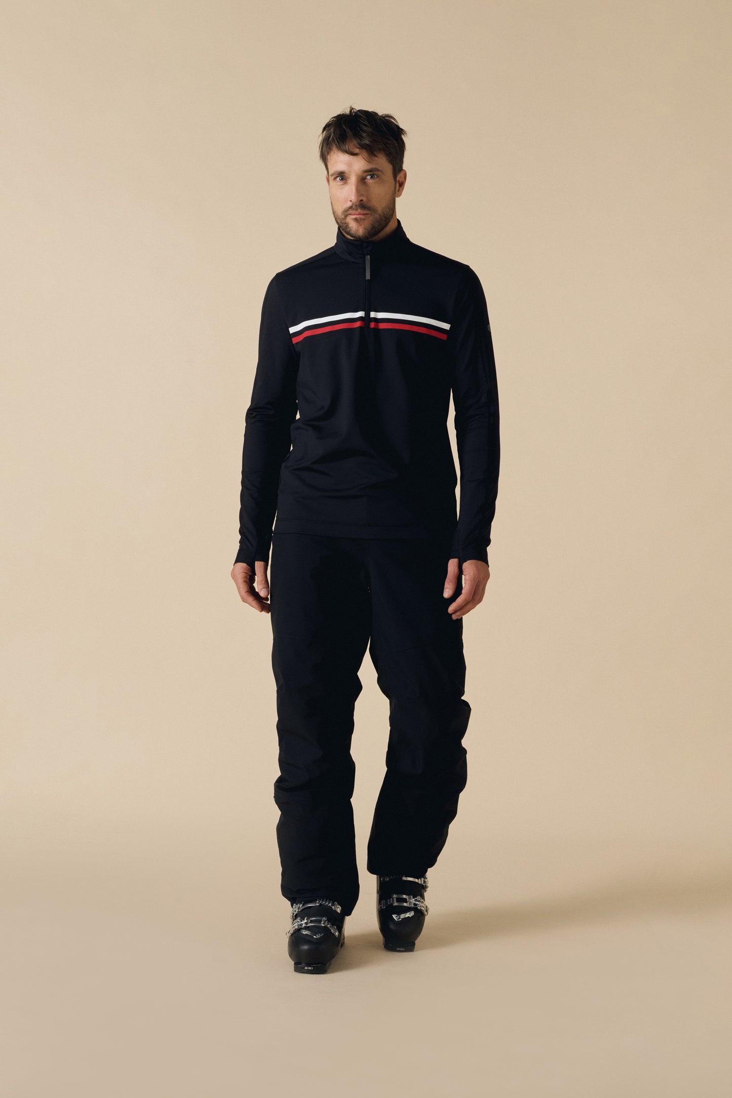 Men's Ski Mid Layer in Black