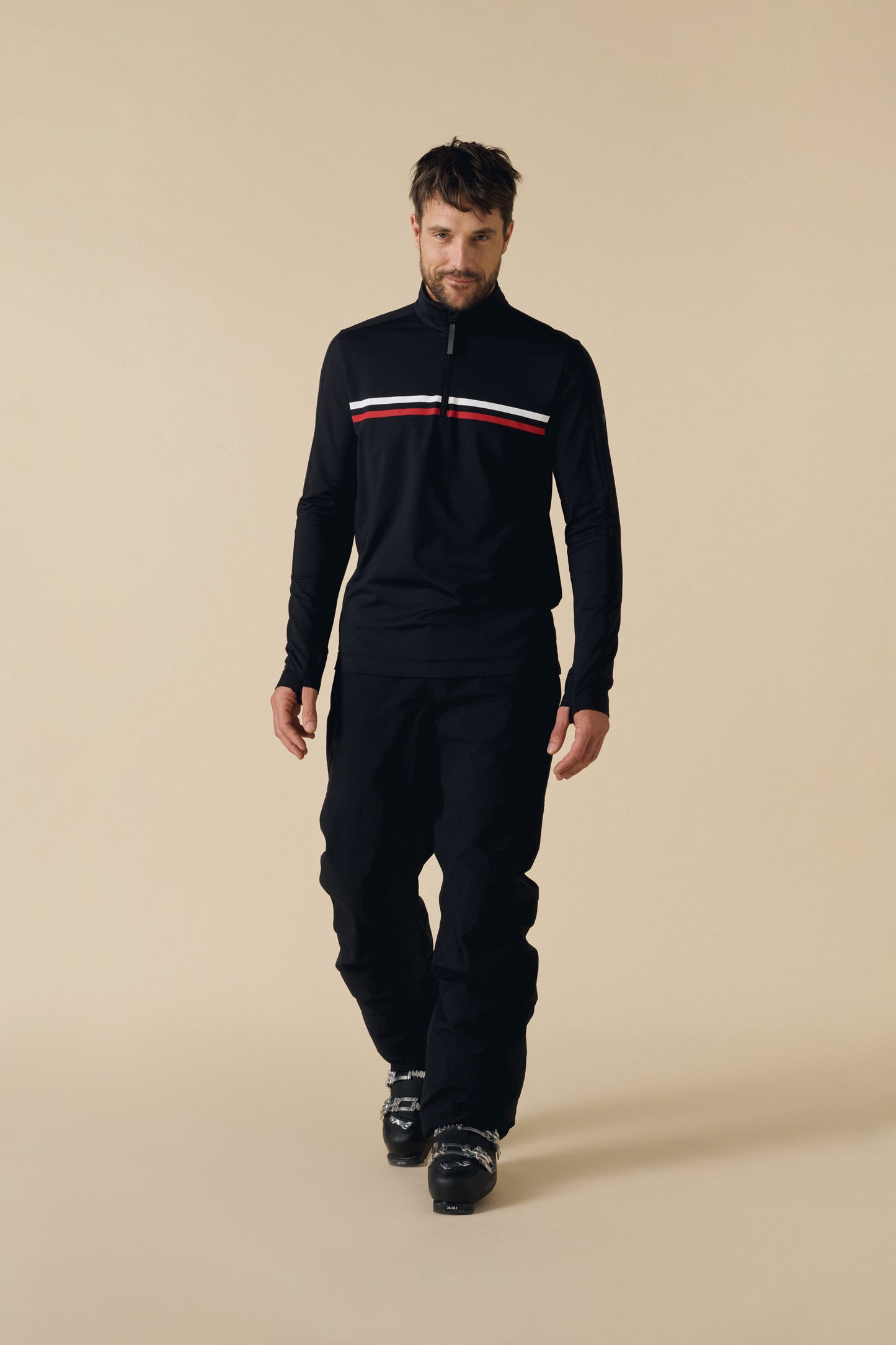 Men's Ski Mid Layer in Black
