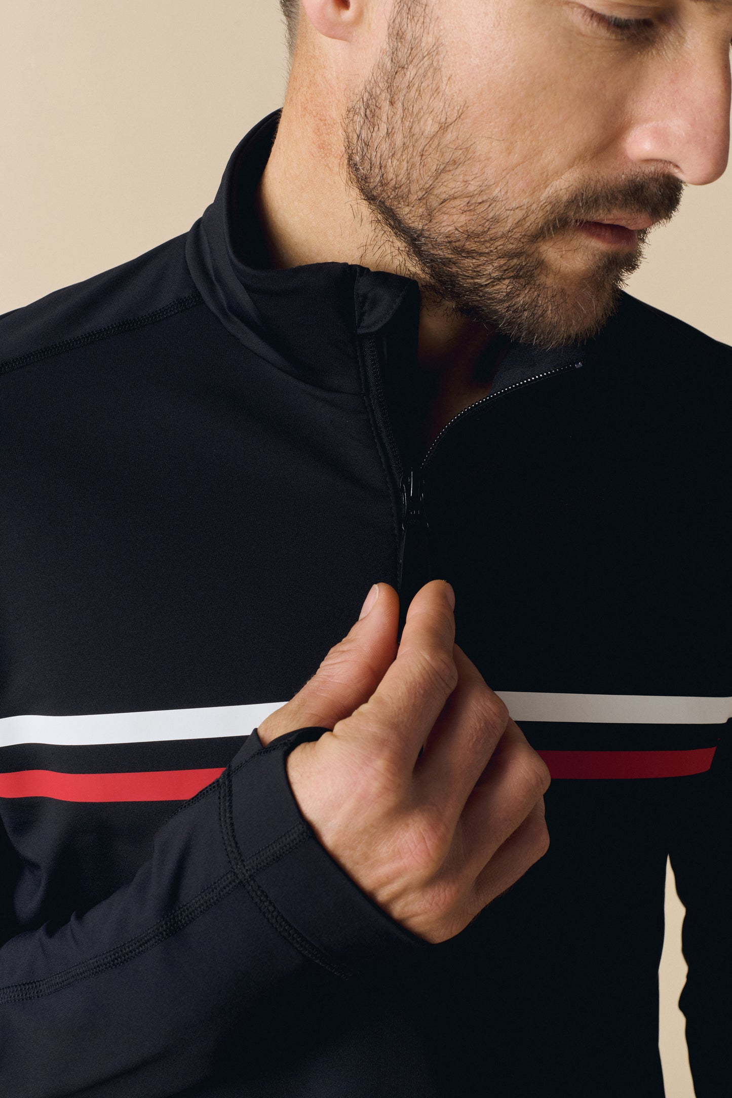 Men's Ski Mid Layer in Black