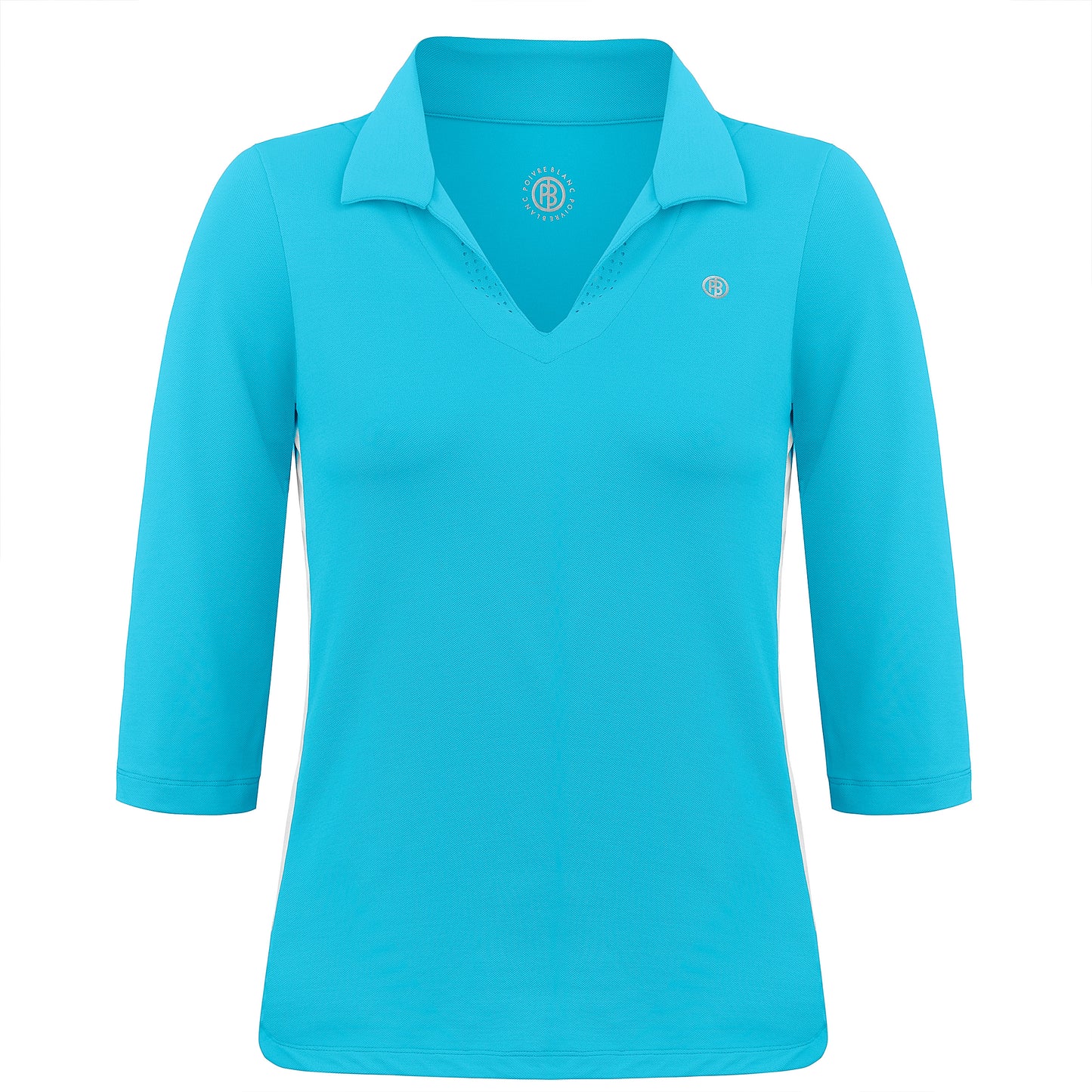 Women's Poivre Blanc Tennis / Padel Polo 4805 in Bora Bora Blue