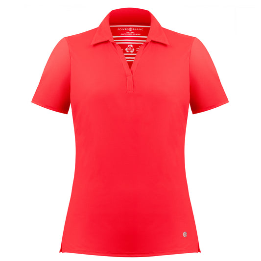 Women's Eco Active Light Tennis Polo 2100 in Techno Red