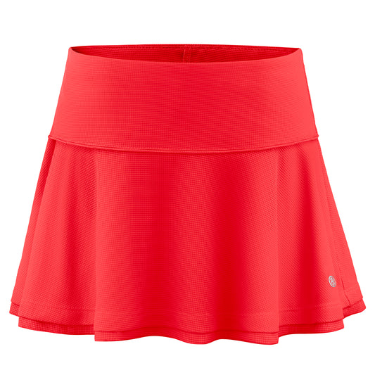 Poivre Blanc Women's Tennis & Padel Skort 2129 in Electro Orange