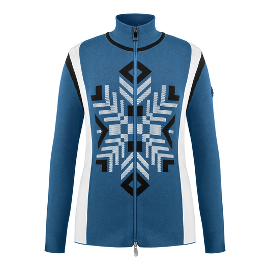 Women's Knit Jacket in Twilight Blue 3501