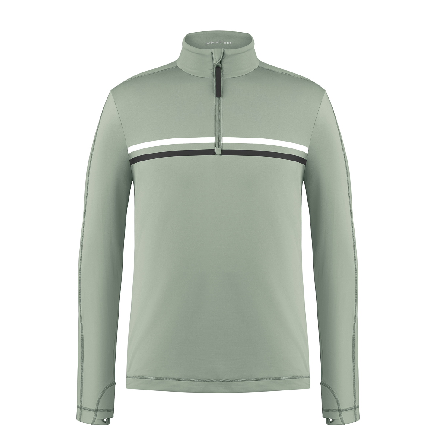 Men's Ski Mid Layer in Lichen Green