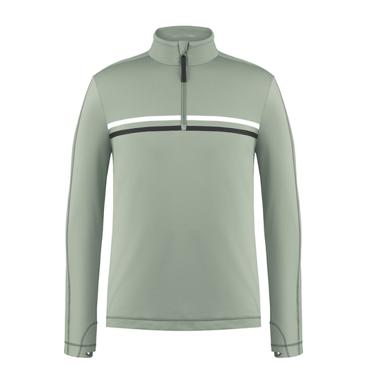 Men's Ski Mid Layer in Lichen Green