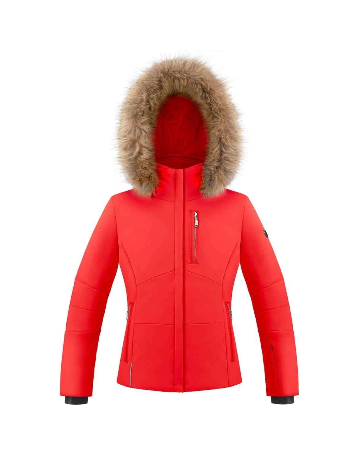 Poivre Blanc Junior girl's Ski Jacket in Scarlet Red 0802