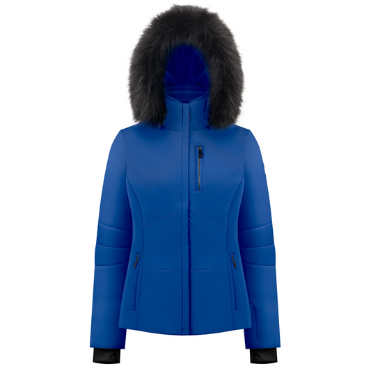 Women's Stretch Ski Jacket Acid Blue 0802