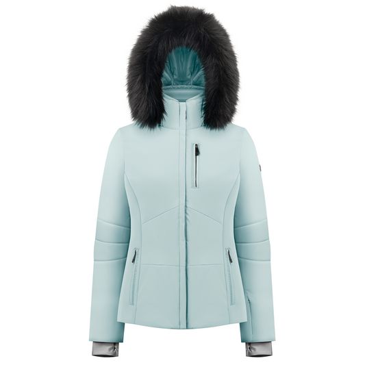 Women's Stretch Ski Jacket Aloe light Blue 0802