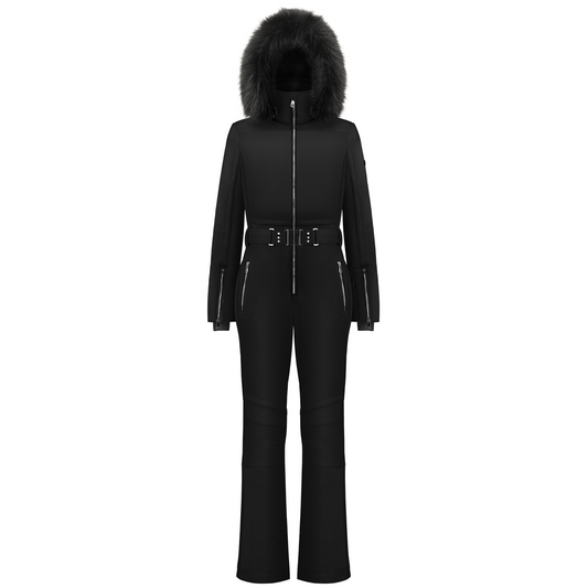 Poivre Blanc Women's all-in-one suit in Black 0831